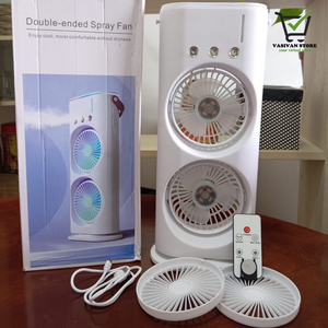 VENTILADOR PORTÁTIL RECARGABLE / CONVERTIDOR DE AIRE FRÍO Y HUMIDIFICADOR